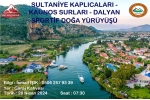 SULTANİYE KAPLICALARI – KAUNOS SURLARI - DALYAN SPORTİF DOĞA YÜRÜYÜŞÜ (KÖYCEĞİZ)